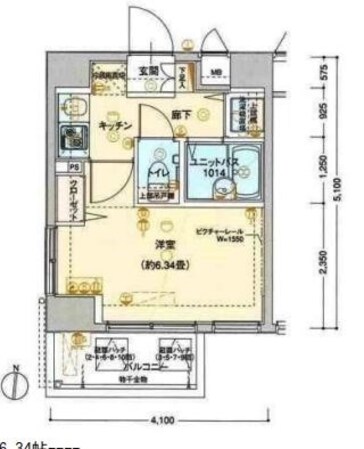 両国駅 徒歩6分 5階の物件間取画像